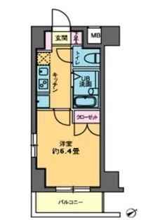 カスタリア要町【2階】の間取り