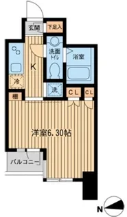 KDXレジデンス東新宿【7階】の間取り