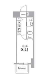 ライトハウス大塚【6階】の間取り