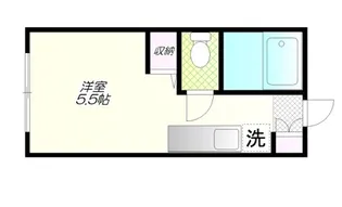 オリンピアハイツ【1階】の間取り