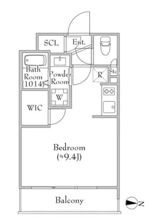 MEJIRORESIDENCE【3階】の間取り