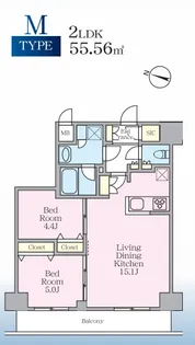 S-RESIDENCE板橋大山clair【7階】の間取り