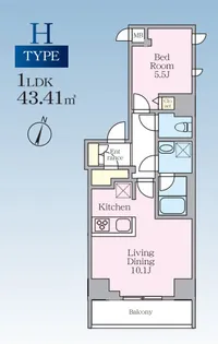 S-RESIDENCE板橋大山clair【3階】の間取り
