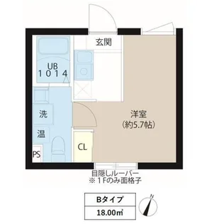 レピュア東十条駅前レジデンス【2階】の間取り
