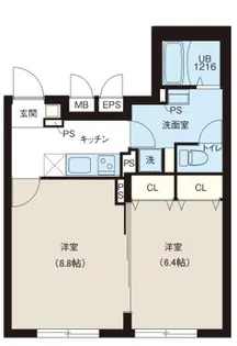 レピュア早稲田レジデンス【4階】の間取り