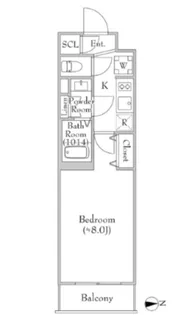 MEJIRORESIDENCE【1階】の間取り