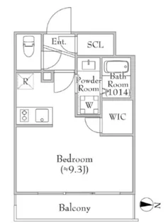 MEJIRORESIDENCE【4階】の間取り