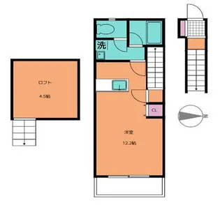 グランデフォルトゥーナ【2階】の間取り