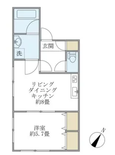 グリーンリーフ巣鴨【1階】の間取り