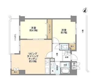 ボヌール東池袋【7階】の間取り