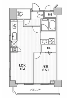 ミリアレジデンス上池袋Ⅱ【8階】の間取り