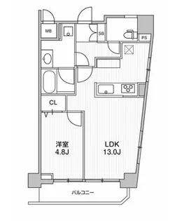 ミリアレジデンス上池袋Ⅱ【10階】の間取り