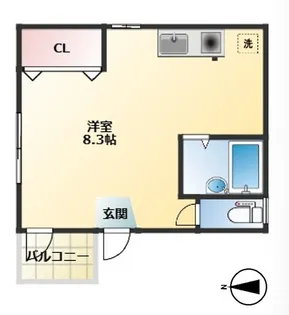 マ・メゾンミュー【2階】の間取り