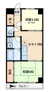 第2岸本ビル【6階】の間取り