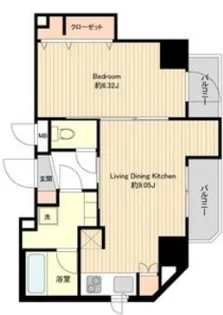 プライムアーバン板橋区役所前【11階】の間取り