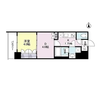 リバーレ池袋【5階】の間取り