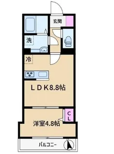 アローマ王子本町【2階】の間取り