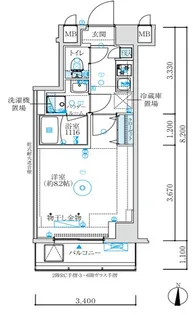 MAXIV練馬TRE【2階】の間取り