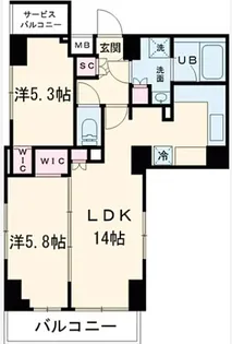 クレストコート南長崎【2階】の間取り