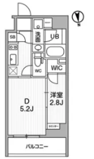 ALTERNA東池袋【5階】の間取り