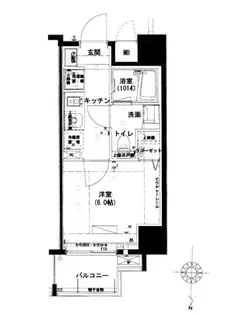 ハーモニーレジデンス池袋#002【4階】の間取り