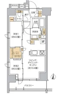 リビオメゾン東池袋【705号室】の間取り