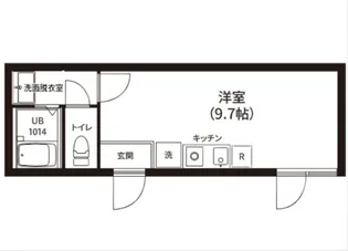 レピュア新板橋駅前レジデンス 【1階】の間取り