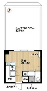 コーポ高砂【7階】の間取り