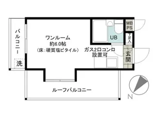 メゾン・ド・サンティエ【5階】の間取り