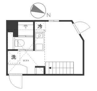 ハーモニーテラス大山西町【1階】の間取り