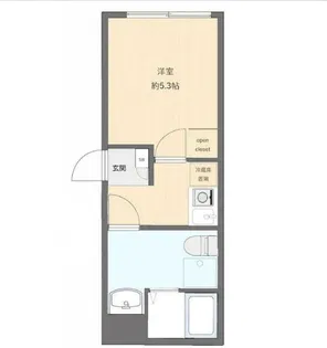 フラシア板橋本町【4階】の間取り