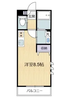 フラワーヴィレッジ 【1階】の間取り