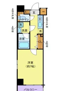 クレヴィスタ板橋西台【7階】の間取り