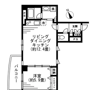 SOCIETY OPUS-ONE【2階】の間取り