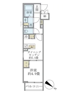 ビューテラス茗荷谷【1階】の間取り
