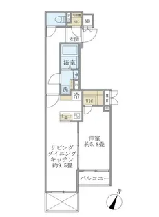 ビューテラス茗荷谷【2階】の間取り