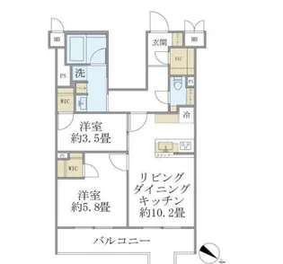 ビューテラス茗荷谷【4階】の間取り