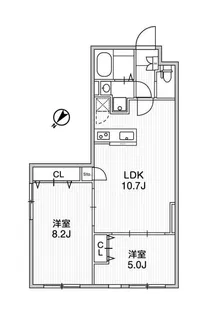 Aglaia 千石 Deux【1階】の間取り