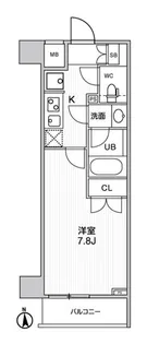 The Residence 神楽坂Ⅰ【1階】の間取り