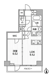 The Residence 神楽坂Ⅰ【3階】の間取り