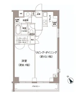 THE CUBE【3階】の間取り
