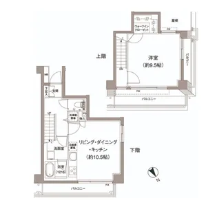 THE CUBE【5階】の間取り