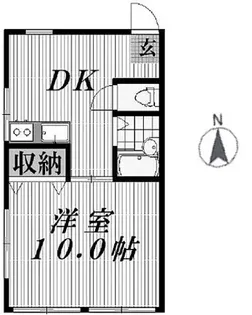 モナーク西池袋【3階】の間取り