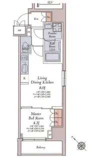 HAYANO Residence 大塚【7階】の間取り