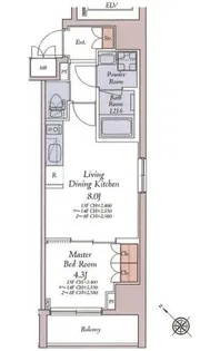 HAYANO Residence 大塚【10階】の間取り