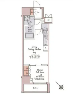 HAYANO Residence 大塚【6階】の間取り