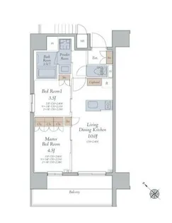 HAYANO Residence 大塚【6階】の間取り