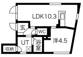 フォルターナ雑司が谷【3階】の間取り
