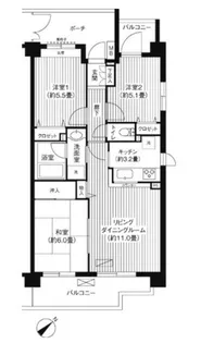 KS桜川【6階】の間取り