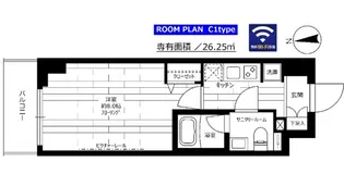 グランドコンシェルジュ池袋本町イースト 【6階】の間取り